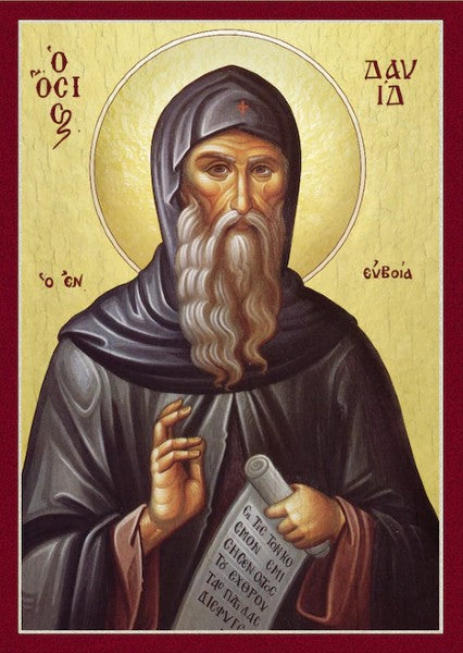 Orthodox Icon Saint David of Euboia
