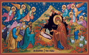 Orthodox Icons Great Feast Icon: Nativity - Adoration of the Magi