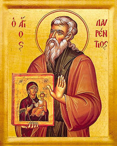 Orthodox Icon Saint Laurence of Salamina