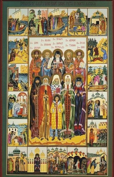 Orthodox Icons All Saints of America - Saint A Collection