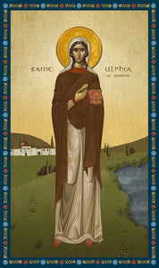 Orthodox Icon Saint Ulphia of Amiens