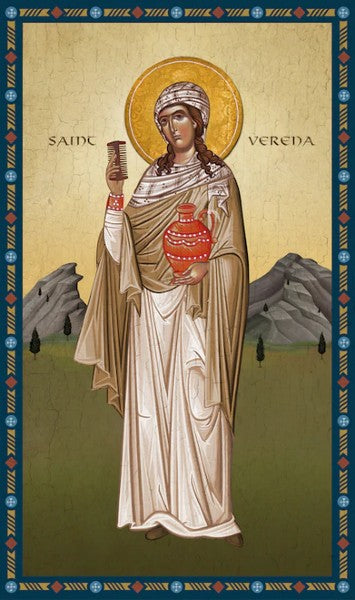 Orthodox Icon Saint Verena of Zurzach