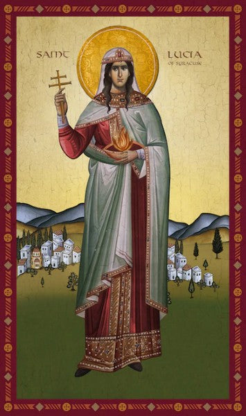 Orthodox Icon Saint Lucia of Syracuse