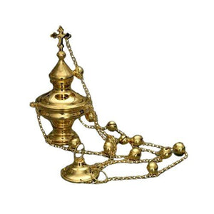 Russian Cupola Top Censer - Gold Plated - Ordination and Clergy Gifts