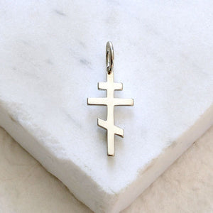 St. Andrew Cross - Handcrafted Sterling Silver Cross Pendant