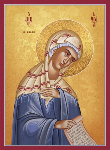 Orthodox Icon Saint Lydia of Philippi