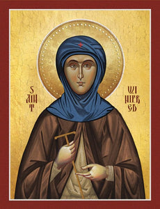Orthodox Icon Saint Winifred