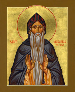 Orthodox Icon Saint Makarios the Great