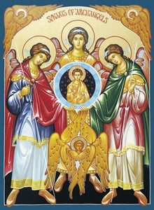 Orthodox Icon Synaxis of Archangels