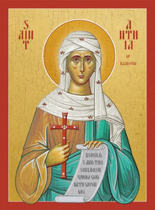 Orthodox Icon Saint Anthia the Martyr
