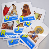 Orthodox Alphabet Cards - Memory Cards - Go Fish Cards - Toys and Games - Christmas Gift - Pascha Easter Gift