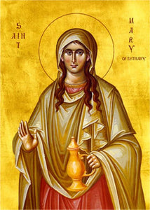 Orthodox Icon Saint Mary of Bethany (the Sister of Lazarus and Martha)