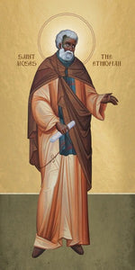 Orthodox Icon Saint Moses the Ethiopian