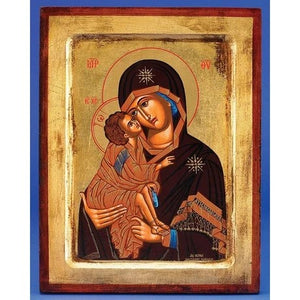 Orthodox Icons Theotokos Lady of Vladimir - Mother of God - 2 sizes available - Hand Painted Icon