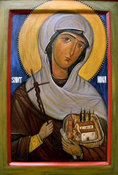 Orthodox Icon Saint Nino (Saint Nina) of Georgia