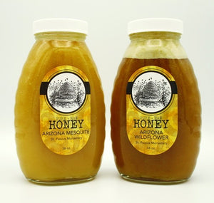 Arizona Wildflower & Mesquite Honey 8 ounces -2 pack - Monastery Craft - Sweet Honey Orthodox Bookstore