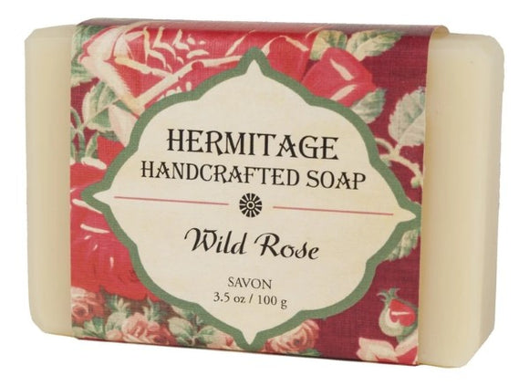 Wild Rose Bar Soap - Handcrafted Olive Oil Castile - Monastery Craft