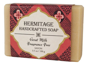 Goat Milk Fragrance Free Bar Soap - Handcrafted Goat Milk Soap - Sensitive Skin formula - Monastery Craft